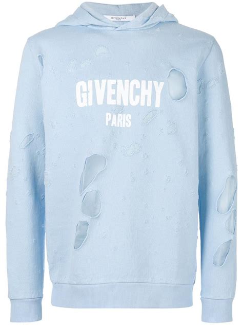 baby blue givenchy hoodie|givenchy sweatshirt sale.